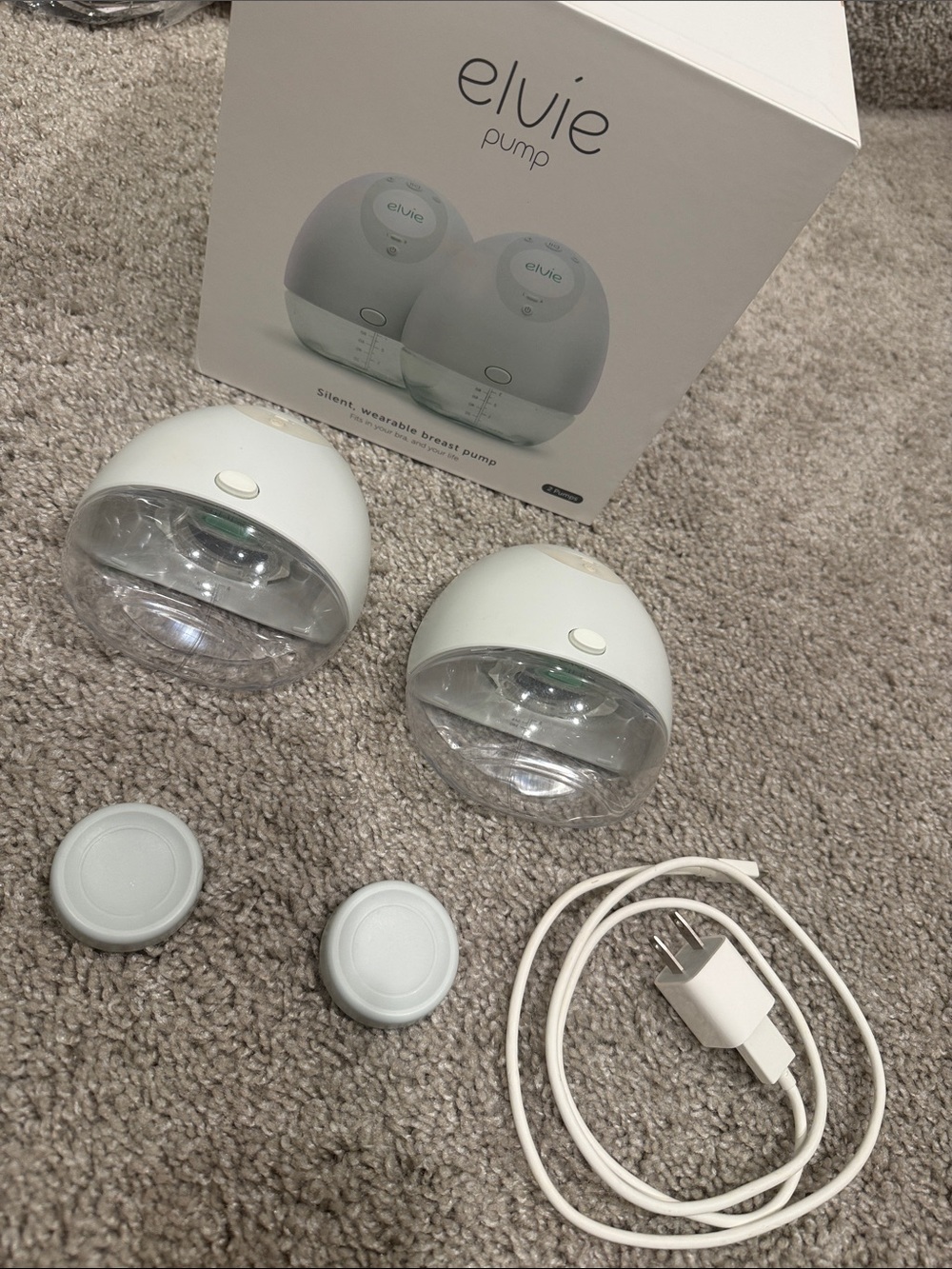 elvie Pump Wearable Breast Pump - White